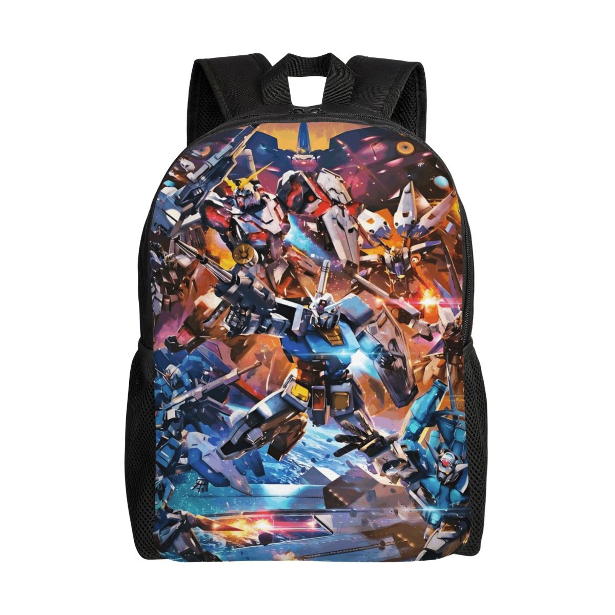 Laptop Accessories Bag For Men - حقيبة ظهر للكمبيوتر المحمول بتصميم G-Gundams