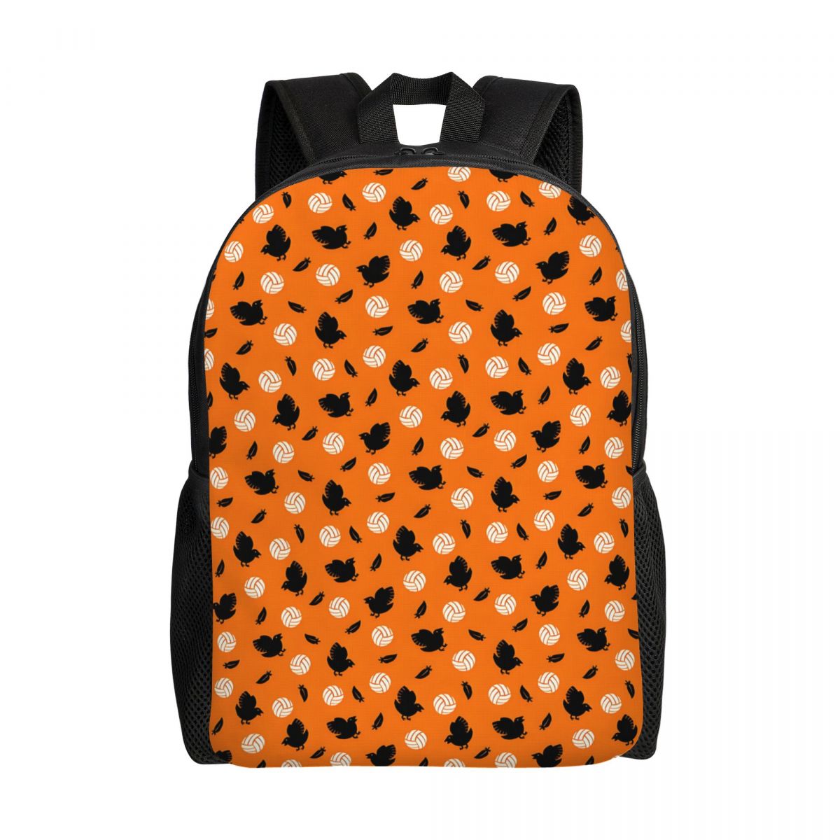Laptop Accessories Bag For Men - حقيبة ظهر شخصية بتصميم H-Haikyuues Anime