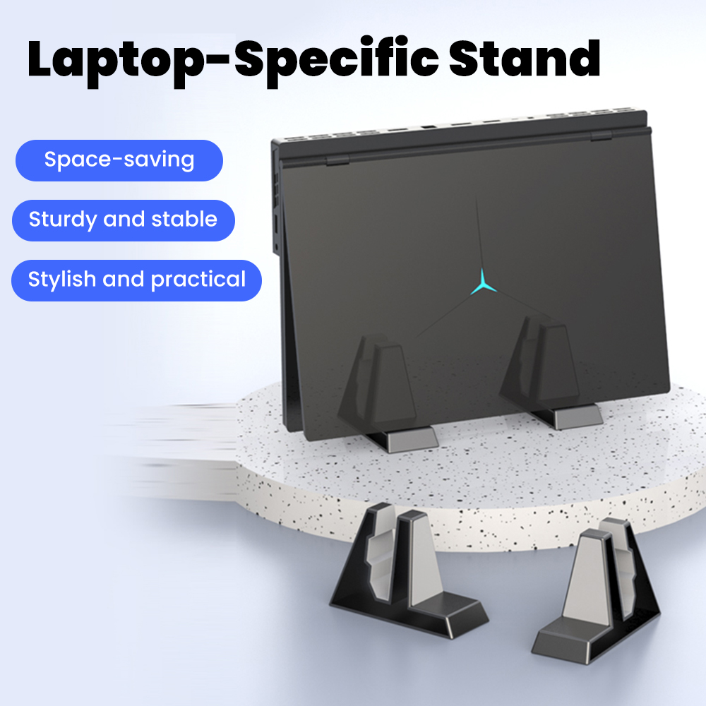 Laptop Stand Riser - حامل كمبيوتر محمول عمودي للمكتب، حامل