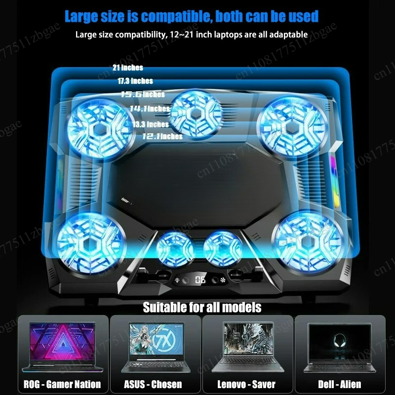 Laptop Cooling Pad - وسادة تبريد للكمبيوتر المحمول المخصص للألعاب،