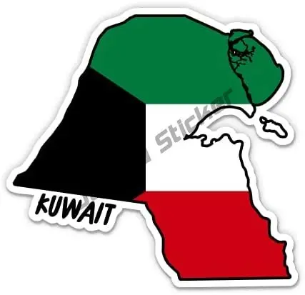 خريطة الكويت مع العلم ملصق فين - مراجعة Laptop Accessories Kuwait وسعره