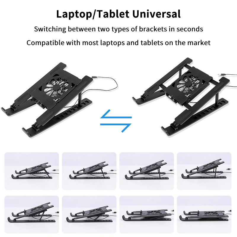 حامل تبريد قابل للطي للحاسوب ا - مراجعة Laptop Cooling Pad وسعره