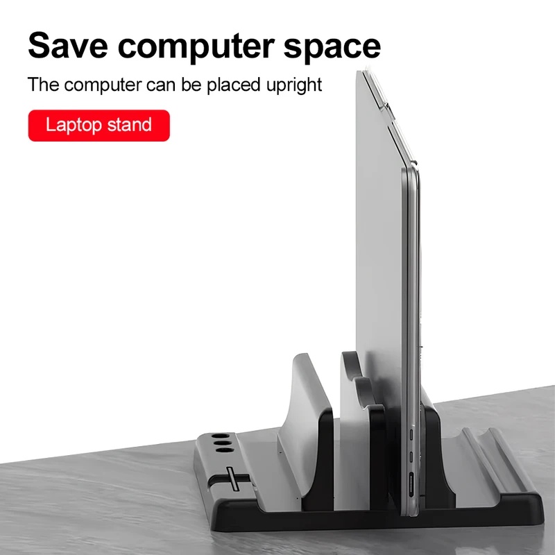 حامل لابتوب عمودي متعدد الفتحا - مراجعة Laptop Stand Riser وسعره