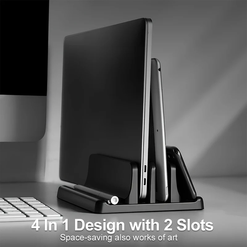 حامل لابتوب عمودي متعدد الفتحا - مراجعة Laptop Stand Riser وسعره