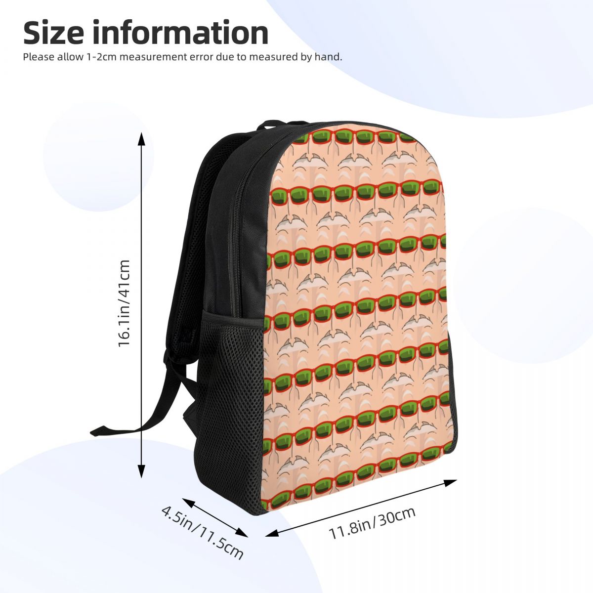 حقيبة ظهر بطباعة ثلاثية الأبعا - مراجعة Laptop Accessories Bag For Men وسعره